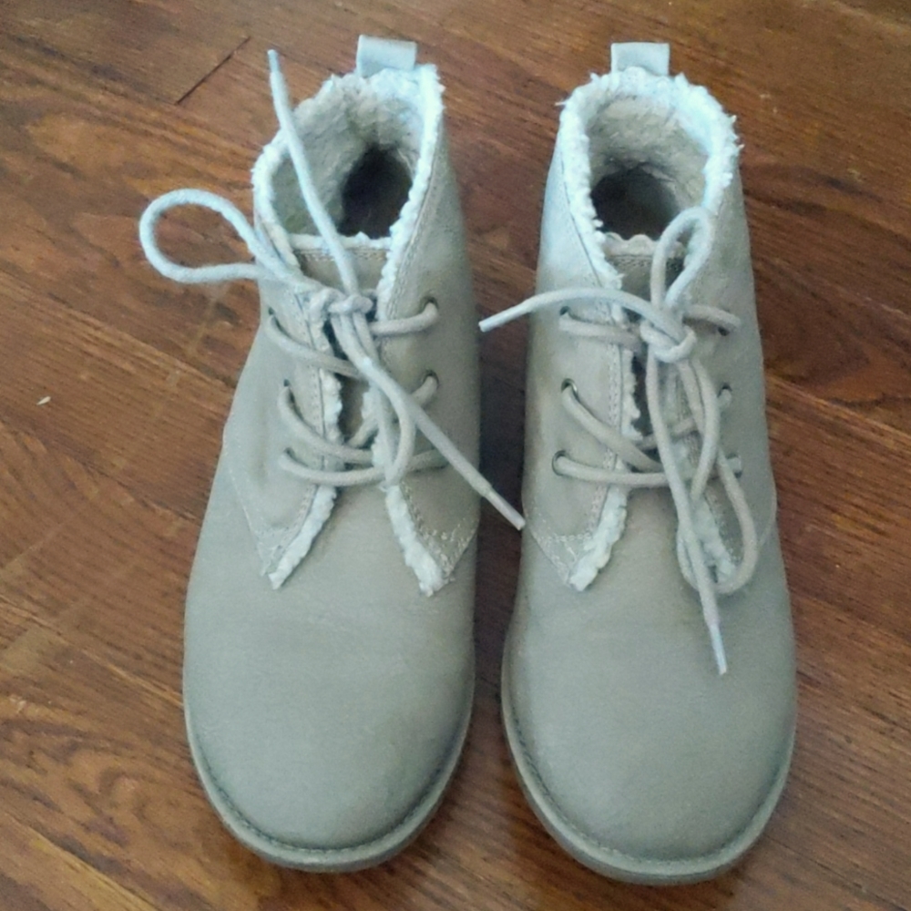 Sonoma tan booties size 7